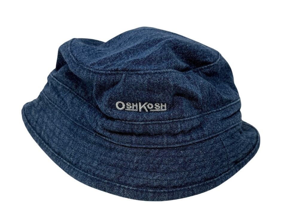 Vintage OshKosh B’gosh Denim Hat Infant‎ 100% Cotton Embroidered Early 2000s